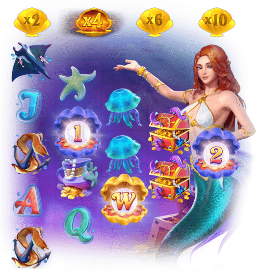 สอนเล่นเกมสล็อต slot Mermaid Riches
